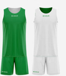 Givova KIT REVERSE kosárlabda szett zöld-fehér 2XL
