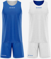 Givova KIT REVERSE kosárlabda szett azúrkék-fehér XL