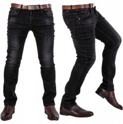 Riposte Férfi farmer nadrág Finoman Melegített Fekete Giffi méret34