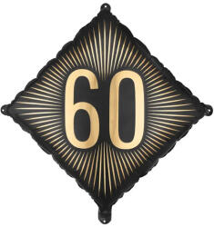 Partydeco Szám, Számos lufi 18" 45cm - 60-as lufi (LUFI209374)