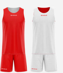 Givova KIT REVERSE kosárlabda szett piros-fehér XS