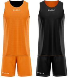Givova KIT REVERSE kosárlabda szett narancssárga-fekete 2XS