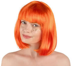 Partydeco Paróka rövid kleopátra, Narancssárga (LUFI840493)