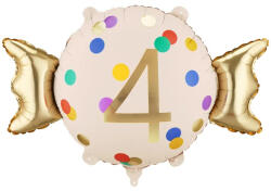 Partydeco Szám, Számos lufi 30" 76cm - 4--es lufi (LUFI176069)