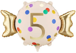 Partydeco Szám, Számos lufi 30" 76cm - 5--ös lufi (LUFI255071)
