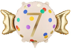 Partydeco Szám, Számos lufi 30" 76cm - 7--es lufi (LUFI657851)