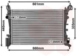 VAN WEZEL Chladič motora VAN WEZEL 17002318 (17002318)