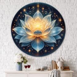 DUBLEZ Kerek fa kép - Lótusz | DUBLEZ