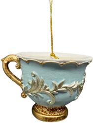 Kreatív Húsvéti figura csésze+alj kék-arany