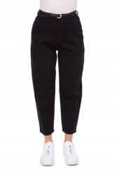 M. Sara 829_Női farmer nadrág M. Sara Balloon magas derekú fekete