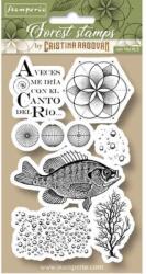  HD gumi pecsételő 10x16, 5 cm - Hal