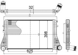 MAHLE Chladič plniaceho vzduchu MAHLE CI 517 000S (CI 517 000S)