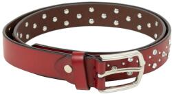 Manier Curea piele naturala grena cu strasuri CF057
