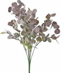 Valex Decor Eukaliptusz csokor, 7 ágú, 34cm magas - Zöld / Lila (LD031-03)