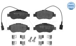 MEYLE Sada brzdových platničiek kotúčovej brzdy MEYLE 025 240 7217/W (025 240 7217/W)