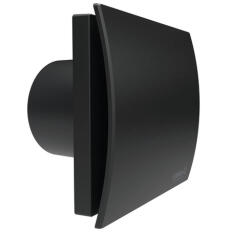 CATA UC-10 Silentis STD fekete ventilátor dekoratív előlappal, pillangószeleppel