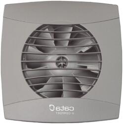 CATA UC-10 STD Silver ventilátor, pillangószeleppel, szürke