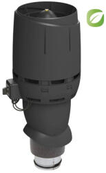 VILPE ECo125P/500 FLOW tetőventilátor, fekete