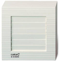 CATA B-10 Matic Timer ventilátor automata előlapzárással, utószellőztető funkcióval