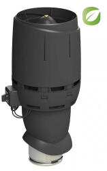 VILPE ECo160P/500 FLOW tetőventilátor, fekete - ventilatordepo