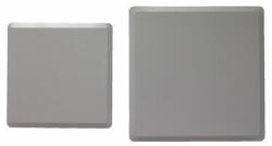 Aerauliqa KT-Decor design fém előlap, NA150, RAL9007, ezüstszürke - ventilatordepo