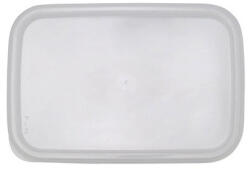  Elviteles doboz tető szögletes 500-750 ml svédtálhoz PP 100 db/csomag, natúr (10762) - iroszer24