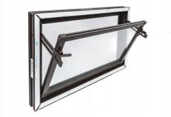 Wolfa Veka Műanyag Nyíló Ablak Pince, Garázs, Gazdasági Épületbe 50x40 Cm-es, Barna (PE5040B)