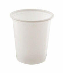  Pohár 1 dl műanyag 100 db/csomag fehér (12754) - iroszer24