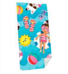 Kids Euroswan Gabi Macskaház Pamut Törölköző - Puha és Színes (GD00003)