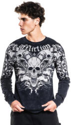 AFFLICTION tricou bărbați cu mânecă lungă (termo) AFFLICTION - CATASTROPHE - A29164-BKLV