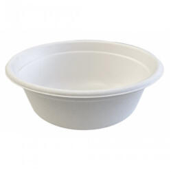  Tányér leveses 750 ml komposztálható cukornád 50 db/csomag, natúr (14431) - iroszer24