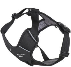 Mountain Paws Harnașament căptușit pentru câine Harnașament pentru câine Extra Large, negru