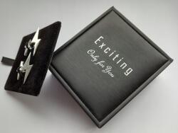 Exciting Mandzsettagombok Exc Villám villanyszerelő Ezüst acél ajándék tokban (EXC37992493)