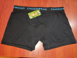  Férfi bambusz boxeralsó egyszínű, fekete-3XL (F7060BL-3XL)