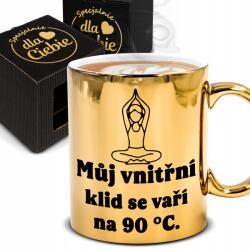 Style Couture Bögre 300ml Arany Ajándék Humorral A Munkahelyi Kávézónak Ajándék Csomagolás