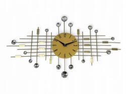  Falióra Modern Sugár Kristályok Arany (0053)