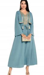 Shein Ruha Koktél Zöld Maxi 38 Vwq