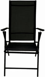 Klugmeister Scaun pliabil terasa gradina KLUGMEISTER KJF252, 56 x 69 x 103 cm, culoare gri inchis (MES-KJF252)