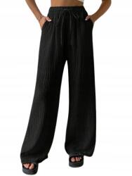 Shein Női Nadrág Fekete Egyenes Pamut 38 1_E