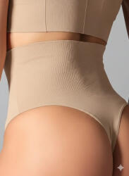 SIMIYA Tanga Modelatoare SIMIYA pentru Femei , Talie Inalta, Control Abdomen, Fara Cusaturi, Invizibila sub Haine, Bej, Marime 2XL