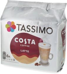 Costa | Latte - 6 capsule de cafea + 6 capsule de lapte pentru Tassimo