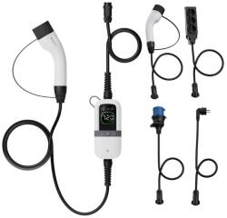 Rheidon 6-32A állítható elektromos autó konnektoros töltőkábel + PowerShare készlet | 7, 4 kW - 1x32A | 7, 5m - Type 2 (PC280-7K2-PS-KIT)