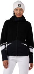 Rossignol Női sí pulóver Rossignol Wispile Full-Zip Hooded Fleece Black S