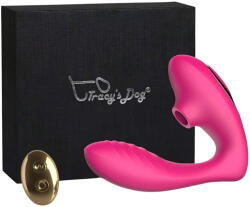  Tracy's Dog 2 - léghullámos 2in1 vibrátor (pink) - pirospillango