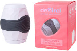 Desirel Grip Master - szorító maszturbátor (szürke) - pirospillango