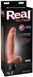  Real Feel Deluxe No. 5 - herés, élethű vibrátor (natúr)