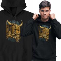 Rule Out Férfi kapucnis pulóver Viking nyomott mintás skandináv harcos mitológia (HOOD_VIKING10) - allegro - 11 780 Ft