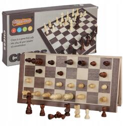 SUPVOX Fa mágneses sakk, nagy, összecsukható sakktábla, fa sakkkészlet, 40x40cm