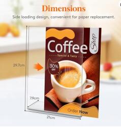  Lifewit 3 db-os akril táblatartó szett A4-es méretben (5904133216879)