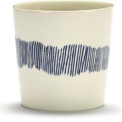 Serax Căni pentru cafea Feast, 250 ml, alb-albastre, set 4 buc (B8921018B)